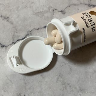 메이준뉴트리 메이준쎌 편안해질 여성유산균 — 5점을 준 리뷰어가 2021년 3월 올린 사용 사진