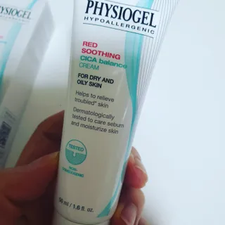 피지오겔 레드수딩 시카밸런스 크림 50ml — 5점을 준 리뷰어가 2022년 4월 올린 사용 사진