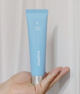 매스티나 프리미엄 매스티스 치약 — 5점을 준 리뷰어가 2021년 5월 올린 사용 사진