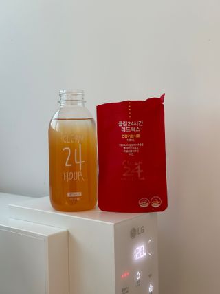 클린24시간 레드박스 1BOX(5포) + 전용보틀(500ml) — 5점을 준 리뷰어가 2024년 3월 올린 사용 사진