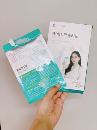 퓨어오투 블루콩 퓨어오투 팩솔리드 — 5점을 준 리뷰어가 2022년 6월 올린 사용 사진