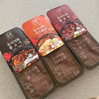 자연풍미 문어직화볶음 3종 (불고기, 불곱창, 치즈불닭) — 5점을 준 리뷰어가 2022년 8월 올린 사용 사진