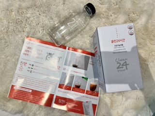 클린24시간 1BOX(5포) + 전용보틀(500ml) — 5점을 준 리뷰어가 2023년 1월 올린 사용 사진