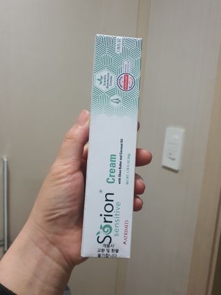 건선/아토/습진/민감성 피부 천연보습진정크림 소리온 크림 & 센시티브 크림 50g — 5점을 준 리뷰어가 2022년 1월 올린 사용 사진