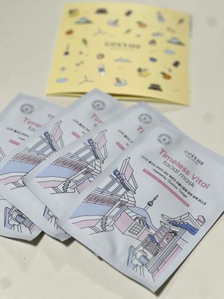 세뚜아(Cettua) 나우[세뚜아] 타임리스 바이탈 페이셜 마스크팩  Cettua Timeless  Vital Mask 4매 — 5점을 준 리뷰어가 2024년 3월 올린 사용 사진