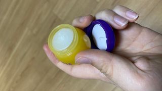 [후르디아] 올리브영 꿀과즙 립밤 2종 (블루베리/석류) — 5점을 준 리뷰어가 2022년 12월 올린 사용 사진