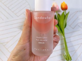 산다화 더블 이펙트 안티 링클 세럼 50ml — 5점을 준 리뷰어가 2021년 11월 올린 사용 사진