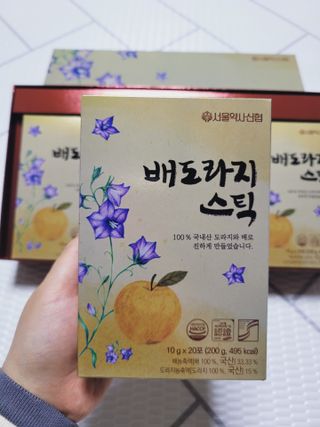 서울약사신협_배도라지스틱_10g x 60포 — 5점을 준 리뷰어가 2021년 5월 올린 사용 사진