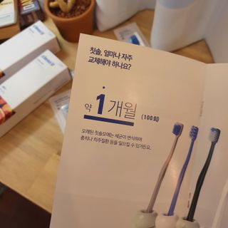 주식회사 클린디 [클린디] 고기능성 칫솔 세트_기능모/탄력모/미세모/초극세모 — 5점을 준 리뷰어가 2022년 3월 올린 사용 사진