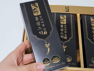 헬스업_천명진프리미엄홍삼스틱_10ml x 30포 — 5점을 준 리뷰어가 2021년 2월 올린 사용 사진