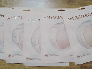 애니가드키즈 새부리형  소형L 5컬러 각 10매입 [크리미베이지, 코튼핑크, 블루레이크, 페일로즈, 민트그린] — 5점을 준 리뷰어가 2022년 2월 올린 사용 사진