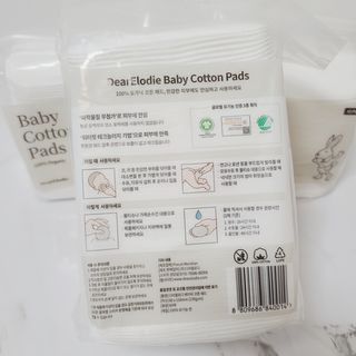 디어엘로디 프리미엄 유기농 베이비 솜티슈 40매 3 + 1 PACK — 5점을 준 리뷰어가 2021년 2월 올린 사용 사진