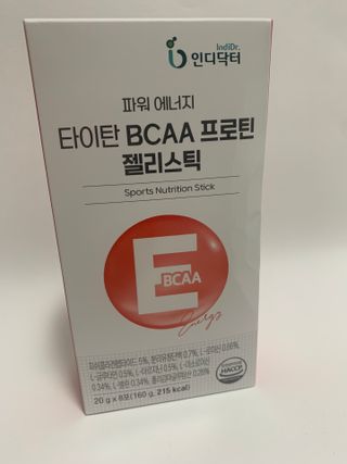 [인디닥터] 타이탄 BCAA 프로틴 젤리스틱 — 5점을 준 리뷰어가 2022년 5월 올린 사용 사진