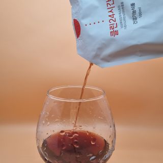 클린24시간 1BOX(5포) + 전용보틀(500ml) — 5점을 준 리뷰어가 2022년 9월 올린 사용 사진