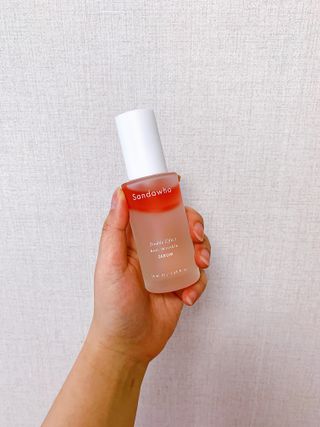 산다화 더블 이펙트 안티 링클 세럼 50ml — 5점을 준 리뷰어가 2021년 11월 올린 사용 사진