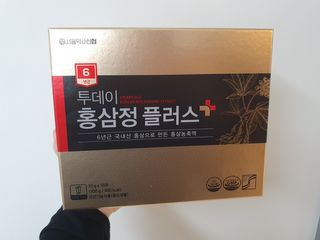 서울약사신협_투데이홍삼정플러스스틱_10g x 30포 — 5점을 준 리뷰어가 2021년 2월 올린 사용 사진