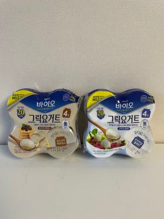매일바이오 그릭요거트 오리지널 플레인 4개, 로스터리 커피믹스 4개 — 3점을 준 리뷰어가 2021년 12월 올린 사용 사진