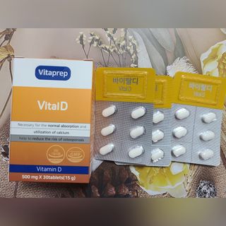 뉴트리션팩토리 비타프렙 바이탈디 비타민D 500mg — 5점을 준 리뷰어가 2021년 9월 올린 사용 사진