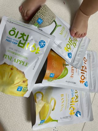 동결건조 과일칩 이치비야 4종 set — 5점을 준 리뷰어가 2021년 9월 올린 사용 사진