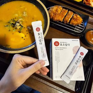 FREE [경남제약헬스케어] 런칭기념 케어플러스 참효소답다 3g x 30포/곡물효소&콤부차 — 5점을 준 리뷰어가 2023년 10월 올린 사용 사진