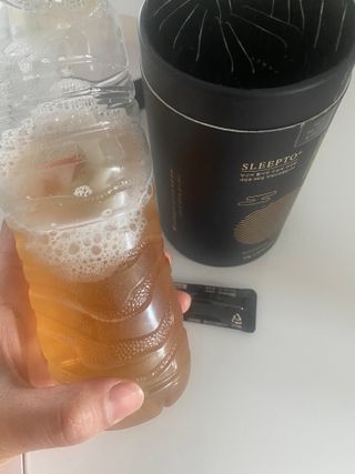 프리마인 자체 기업부설 연구소에서 찾아낸 건강한 수면의 비밀.  슬립토 플러스 30포 — 5점을 준 리뷰어가 2022년 5월 올린 사용 사진