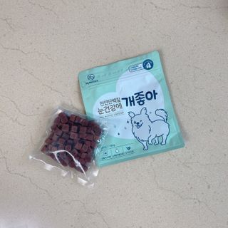 My Pet Care 천연단백질 눈건강에 개좋아 — 5점을 준 리뷰어가 2021년 4월 올린 사용 사진