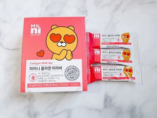 일동제약 마이니 마이니 늘씬날씬 콜라겐 세트 — 4.5점을 준 리뷰어가 2021년 2월 올린 사용 사진
