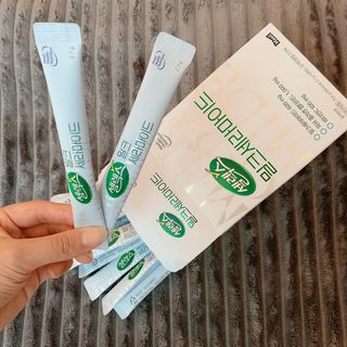 셀렉스스포츠 셀렉스 밀크세라마이드 저분자피쉬콜라겐 28포 X 1박스 — 5점을 준 리뷰어가 2021년 6월 올린 사용 사진