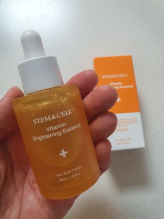 체르엠 스템앤셀 비타민 브라이트닝 에센스 30ml 1개 — 5점을 준 리뷰어가 2022년 3월 올린 사용 사진