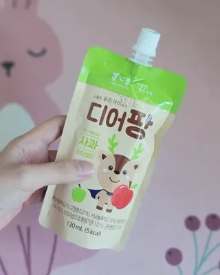 [몸엔용] 우리 아이 건강간식, 달콤한 녹용곤약젤리 디어팡 4종 — 5점을 준 리뷰어가 2022년 4월 올린 사용 사진