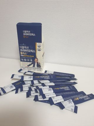 메이준뉴트리 더블액션 프리바이오틱스 플러스+ — 5점을 준 리뷰어가 2021년 4월 올린 사용 사진