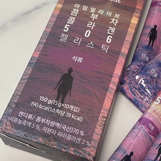 엘리샤코이 아임얼라이브 콤부차 콜라겐 506 스틱젤리 석류 — 5점을 준 리뷰어가 2021년 12월 올린 사용 사진