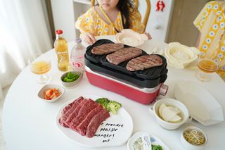 화룽 프리미엄 소고기 와규 mb9고마블 눈꽃살+부채살+등심 선물세트 — 5점을 준 리뷰어가 2022년 5월 올린 사용 사진
