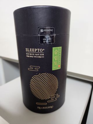 프리마인 자체 기업부설 연구소에서 찾아낸 건강한 수면의 비밀.  슬립토 플러스 30포 — 3점을 준 리뷰어가 2022년 6월 올린 사용 사진
