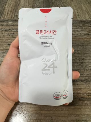 클린24시간 1BOX(5포) + 전용보틀(500ml) — 5점을 준 리뷰어가 2023년 3월 올린 사용 사진