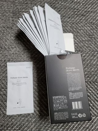 [이즈라이프코스메틱] 퍼퓸 드라이어 시트 히노끼향  or 블랑향 2중 택1 30매 — 5점을 준 리뷰어가 2021년 6월 올린 사용 사진