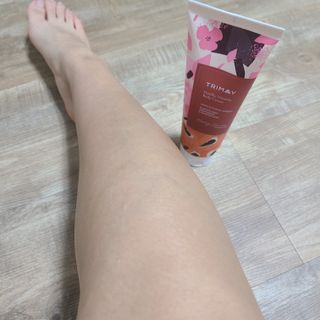 트리마이 주름개선 기능성의 퍼퓸 바디케어, 힐링 베리어 바디크림 3종 택1 — 5점을 준 리뷰어가 2022년 10월 올린 사용 사진