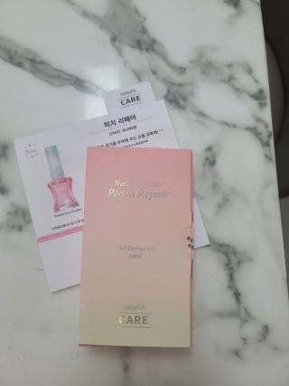 젤리핏 피치리페어 10ml 피치 컬러영양제 효과있는 손톱강화제 — 4.5점을 준 리뷰어가 2022년 7월 올린 사용 사진