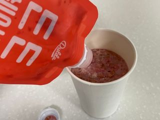 [덜다] 든든 식물성 단백질 쉐이크 40g X 7입 (곡물/딸기) — 5점을 준 리뷰어가 2023년 8월 올린 사용 사진