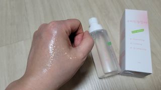 [시카앰플] 묘오한 고마진정할때 진정 스프레이 앰플 150ml — 3점을 준 리뷰어가 2021년 3월 올린 사용 사진
