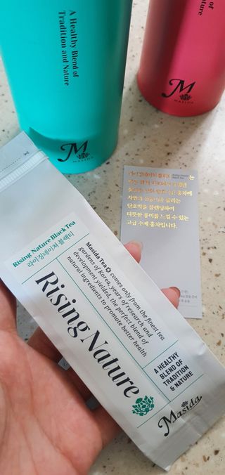 마시다 대자연이 빚은 프리미엄 수제 블렌딩 홍차, 라이징네이쳐블랙티 — 4점을 준 리뷰어가 2021년 3월 올린 사용 사진