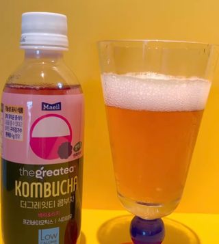더그레잇티 콤부차 [매일유업] 더그레잇티 44kcal 콤부차 300ml *12개입 (오리지널 6개+베리리치 6개) — 5점을 준 리뷰어가 2023년 8월 올린 사용 사진