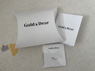 [골드앤디어] 14K 하트 미니 큐빅 피어싱_3color — 5점을 준 리뷰어가 2021년 7월 올린 사용 사진