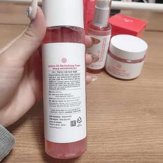 아이앤립 / EYENLIP 아이앤립 연어오일 리바이탈라이징 토너+앰플+크림 3종 세트 — 5점을 준 리뷰어가 2021년 5월 올린 사용 사진