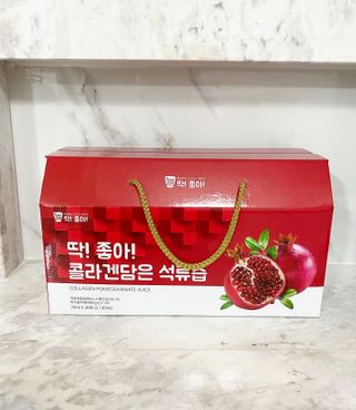 미쁨생활건강 콜라겐 담은 석류즙 70ml x 30포 — 5점을 준 리뷰어가 2021년 9월 올린 사용 사진