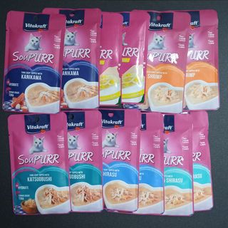 비타크래프트 고양이 수프 50g 3가지맛 x4팩씩 총 12팩 — 5점을 준 리뷰어가 2021년 10월 올린 사용 사진