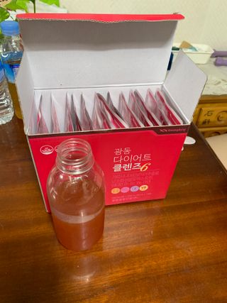 광동생활건강 광동 다이어트 클렌즈6  14입 1박스 (2주구성) — 5점을 준 리뷰어가 2023년 5월 올린 사용 사진