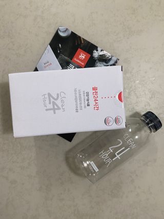 클린24시간 1BOX(5포) + 전용보틀(500ml) — 5점을 준 리뷰어가 2023년 4월 올린 사용 사진