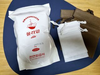 올라잍 천연화공석 — 4.5점을 준 리뷰어가 2022년 6월 올린 사용 사진