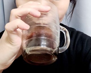 참앤들황토농원 국내산 유기농 양배추를 그대로 담은,  유기농 양배추즙  80ml X 30포 1박스 — 4점을 준 리뷰어가 2023년 4월 올린 사용 사진